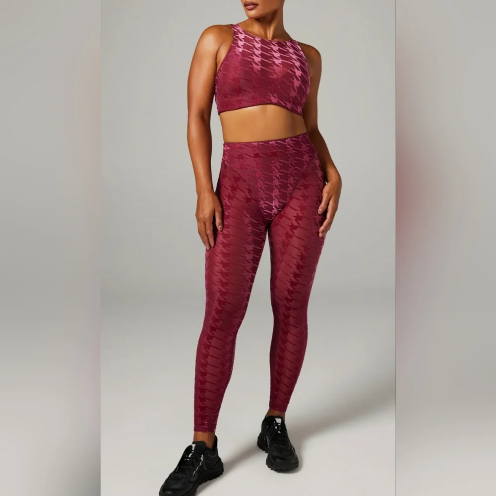Savage x fenty houndstooth 2 piece set - Picture 1 of 14